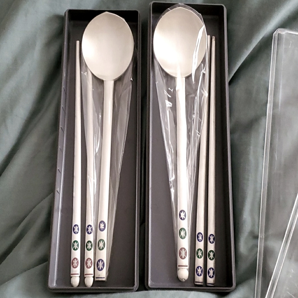 Korean 999 Pure Silver Chopsticks